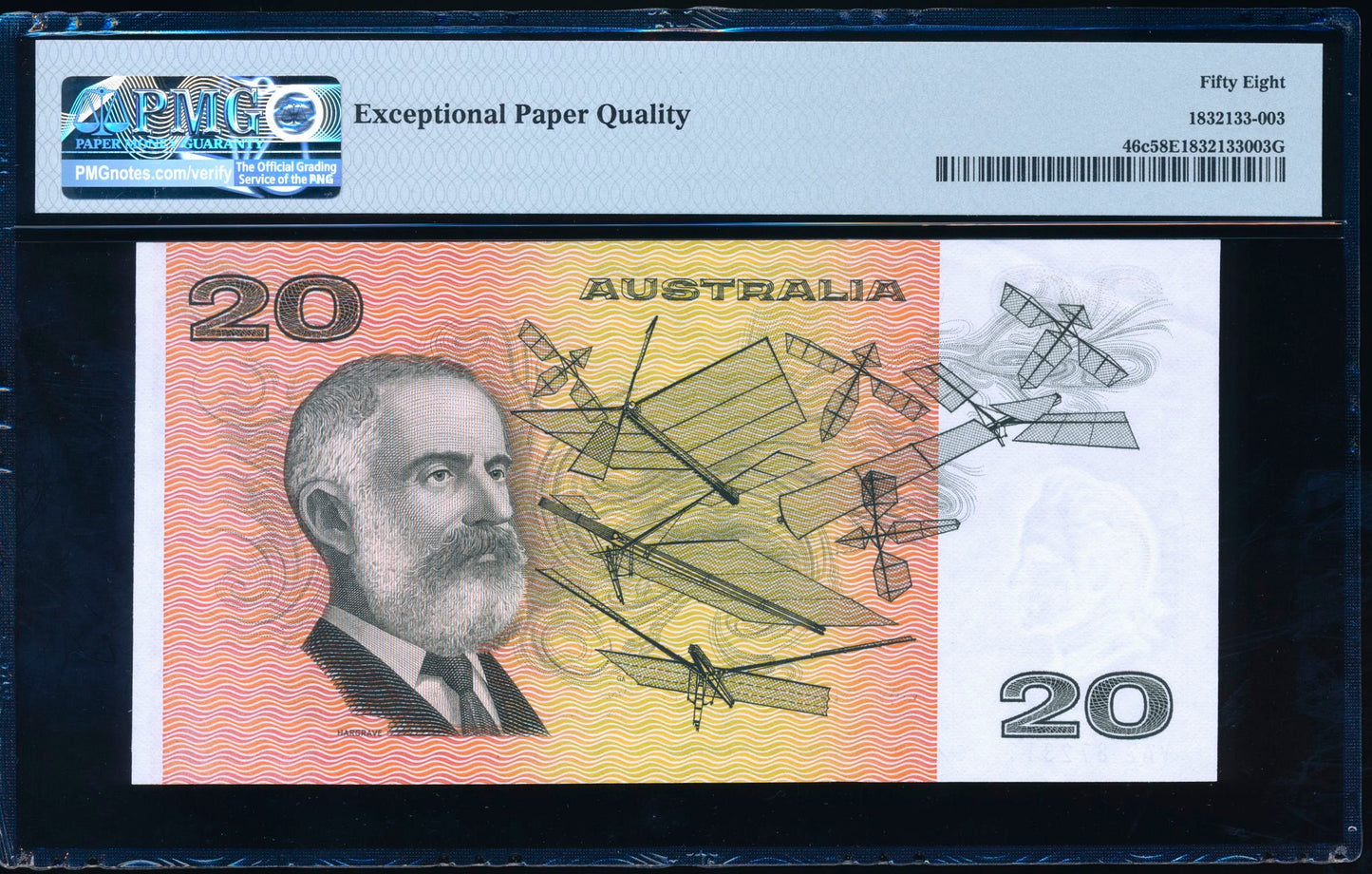 AUSTRALIA P.46c 1979 $20 CHOICE AUNC 58 EPQ