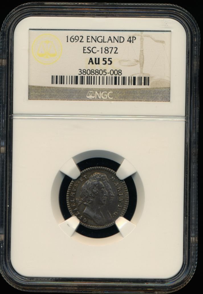 1692 Maundy Set S3446 ESC 874 Rare XF45 - AU55