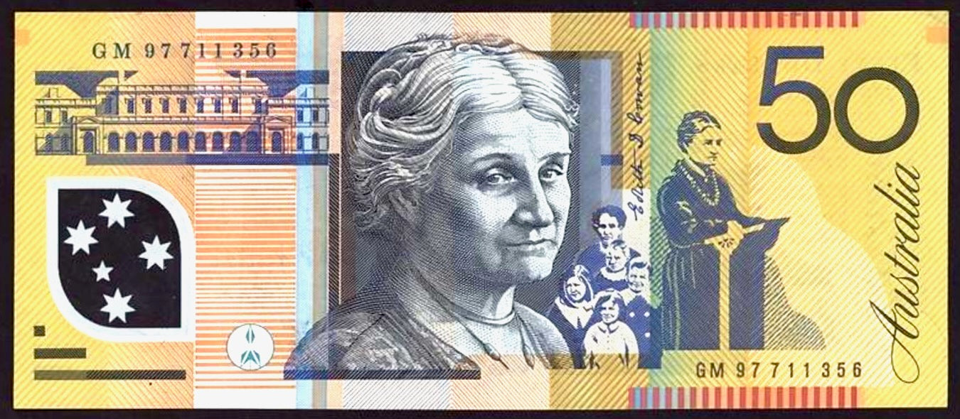 AUSTRALIA P.54b 1995-1999 $50 AUNC 50