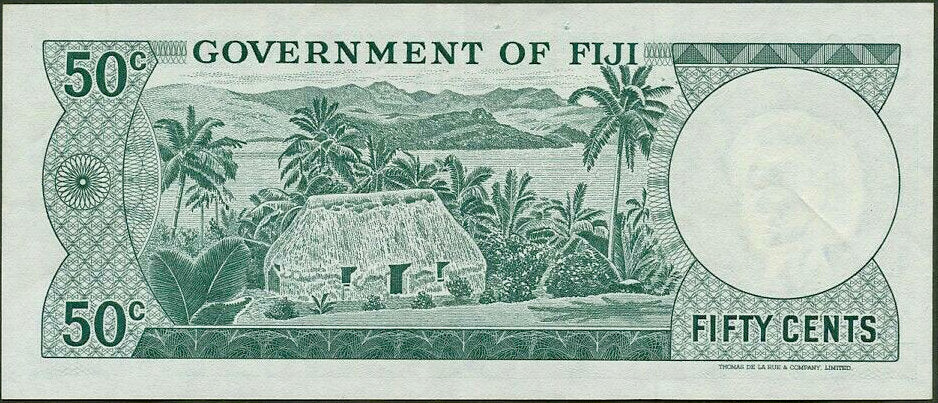 FIJI P.64a 1971 50 Cents EF A/3