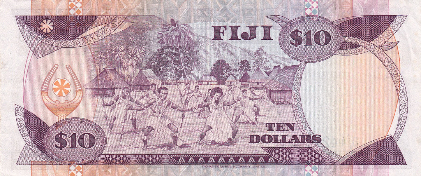 FIJI P.79a 1980 $10 EF 40