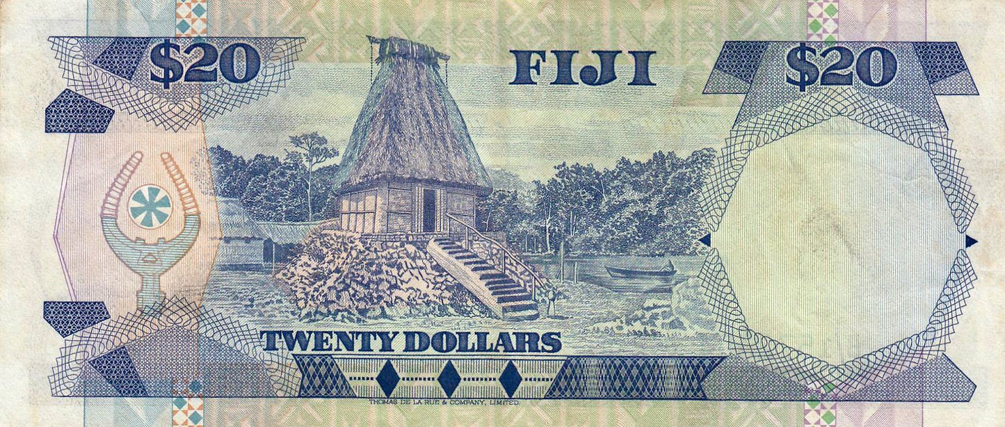 FIJI P.80a 1980 $20 EF B