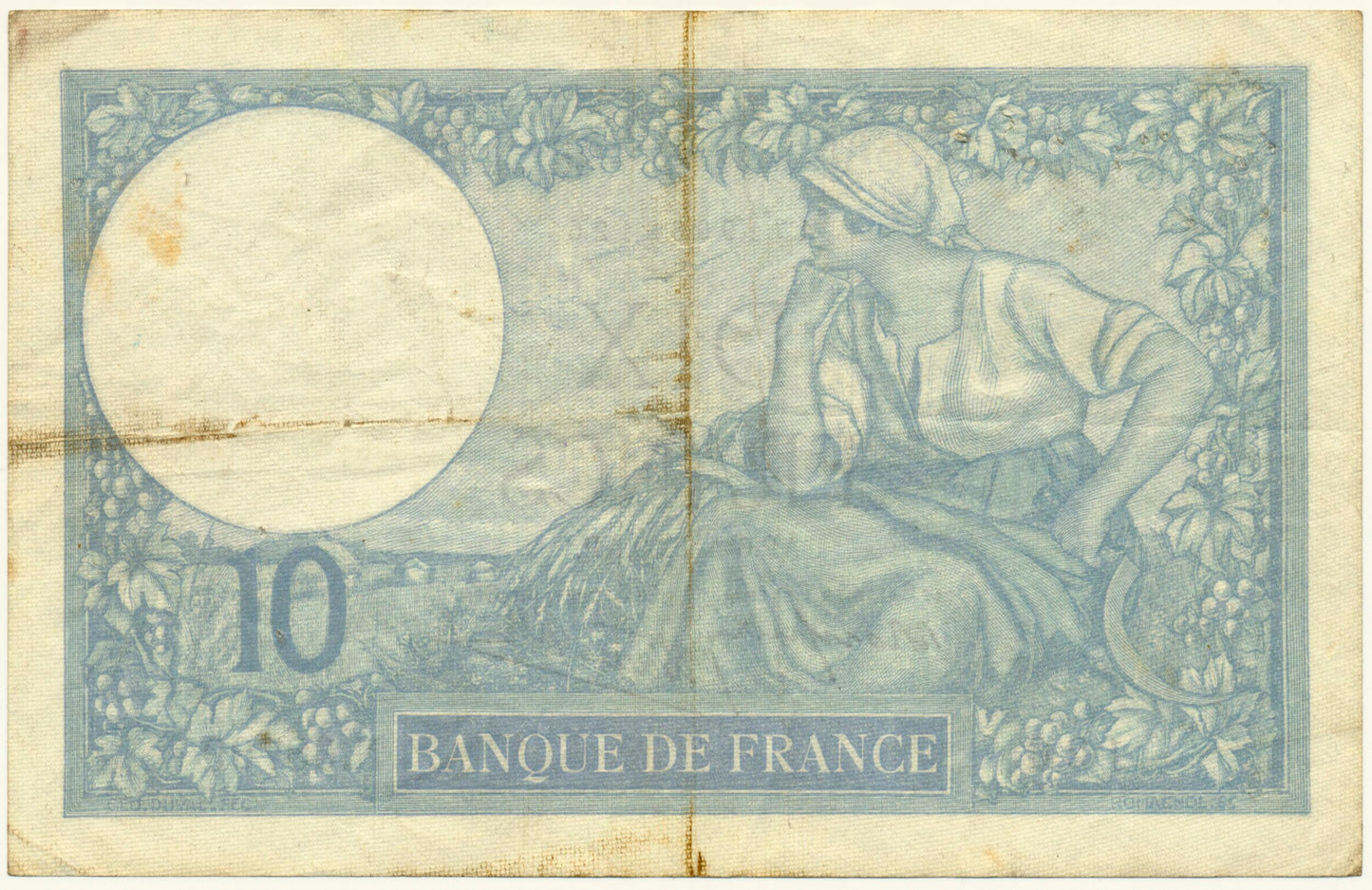 FRANCE P.84 1939 10Fr  VF/AVF