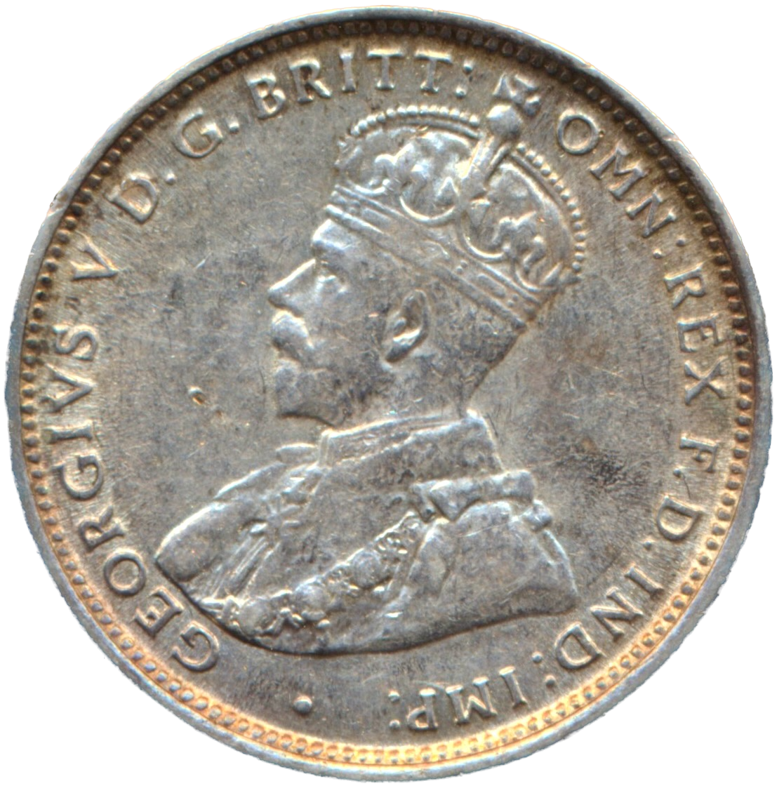 Australia KM26 1914 Silver Shilling GVF