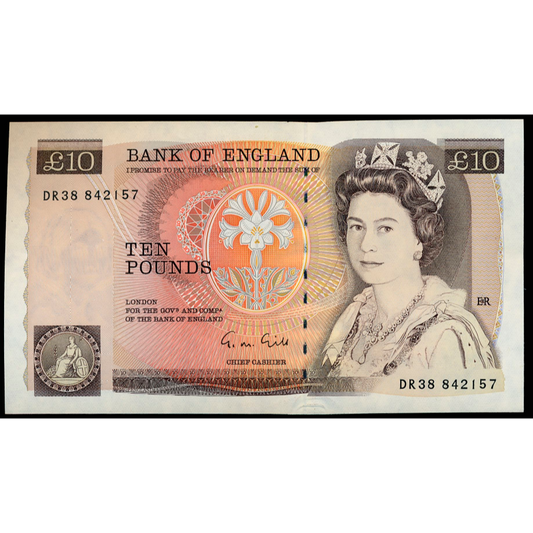 P.379e B354 1988-1991 Bank of England Gill £10 UNC DR38