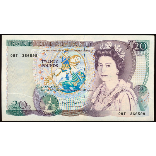 P.380e B355 1988-1991 Bank of England Gill £20 EF 09T