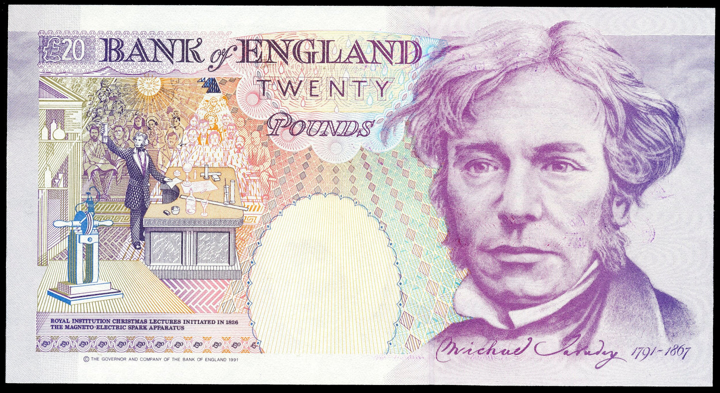 ENGLAND P.384a B358 Gill £20 UNC First run A01