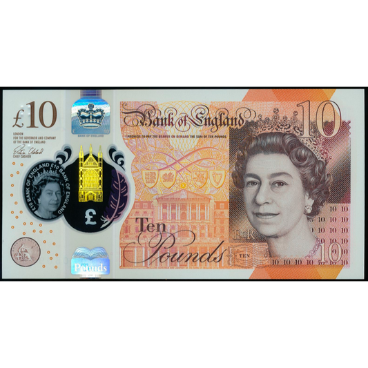P.395 B415 2016-2019 Bank of England Cleland First run £10 UNC AA01
