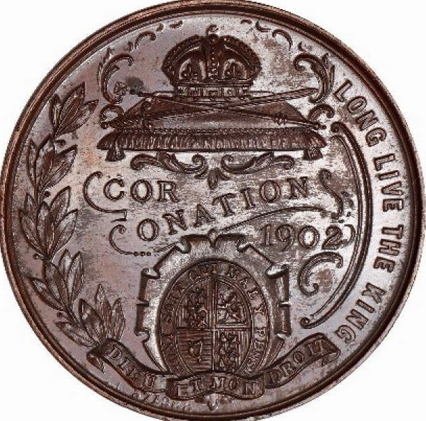 1902 Coronation bronze medal BHM 3849 UNC