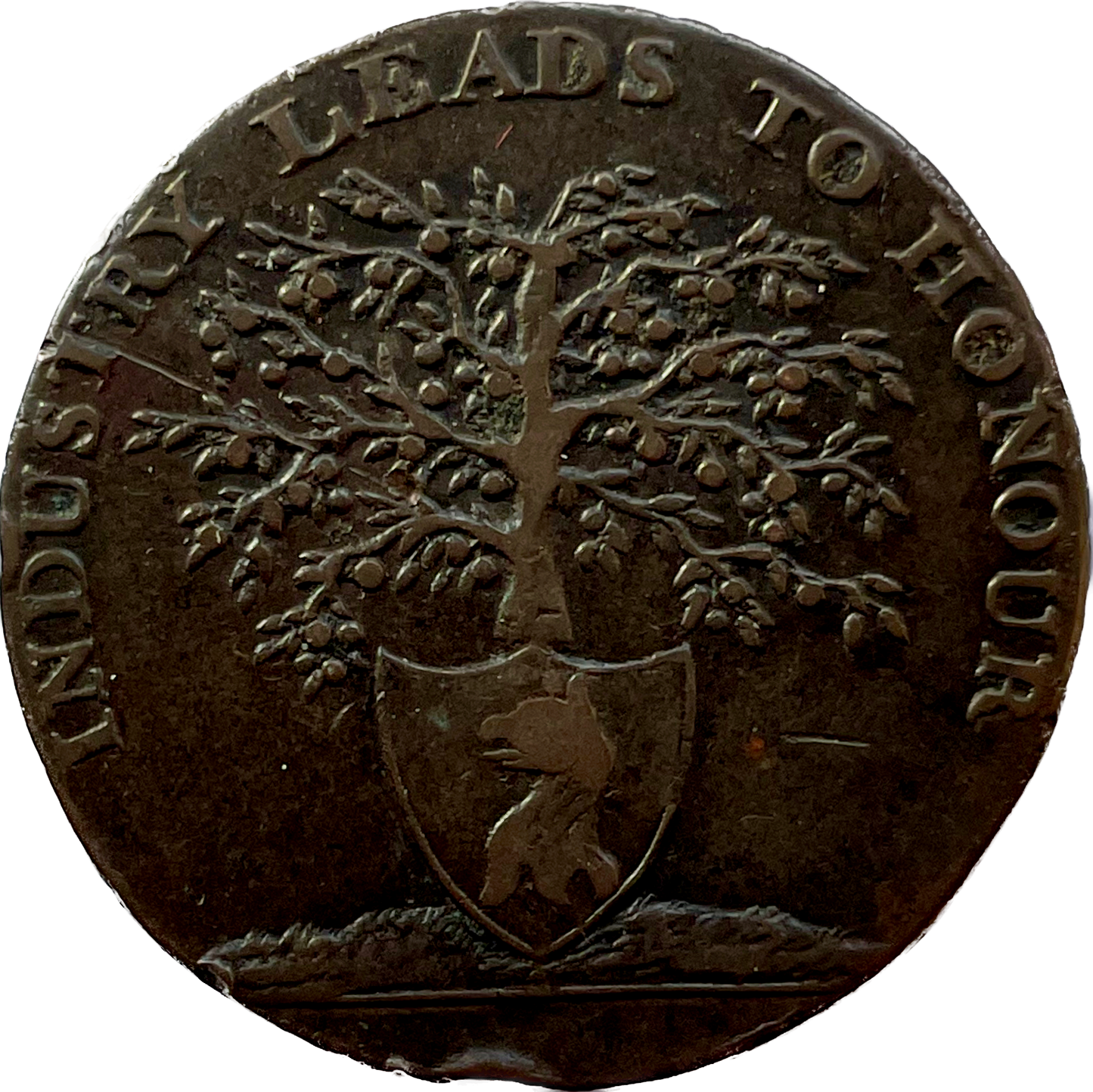 Gloucestershire D&H 64 Newent 1796 Conder Halfpenny