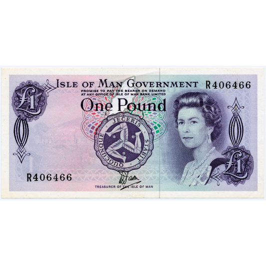 IM33b Isle of Man Government 1979-1983 £1 UNC R