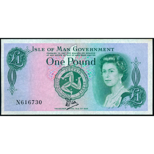 ISLE OF MAN IM34 1983-1990 £1 UNC