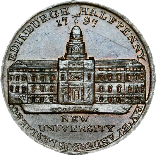 Lothian D&H 8 Edinburgh 1797 Conder Halfpenny