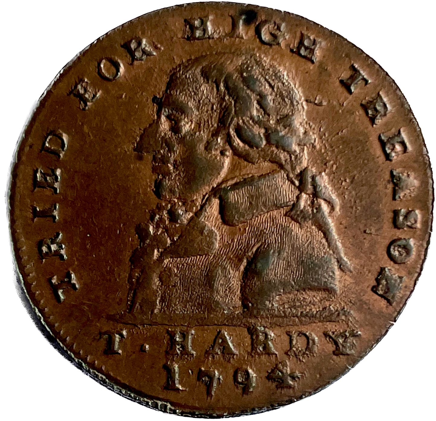 Middlesex D&H 1025 National Series 1794 Conder Halfpenny