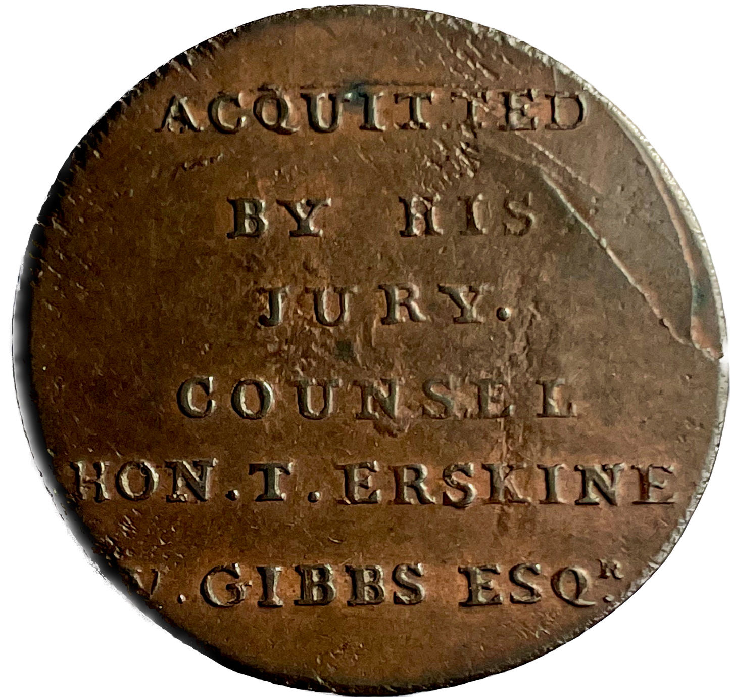 Middlesex D&H 1025 National Series 1794 Conder Halfpenny