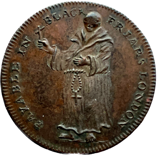 Middlesex D&H 257a Blackfrairs's Conder Halfpenny