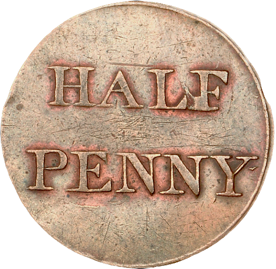 Middlesex D&H 278 Christ's Hospital 1800 Conder Halfpenny