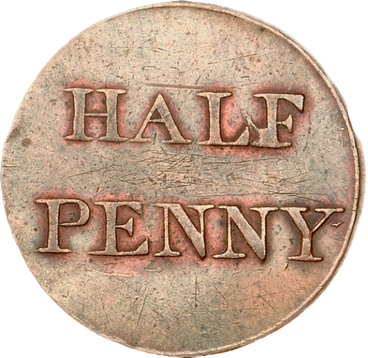 Middlesex D&H 278 Christ's Hospital 1800 Conder Halfpenny