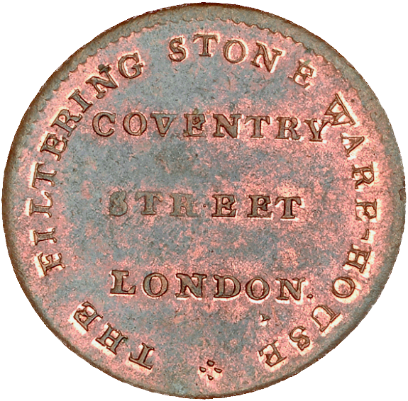 Middlesex D&H 292 Coventry Street 1795 Conder Halfpenny