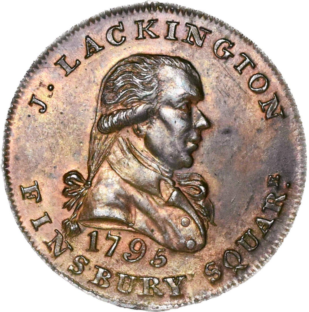 Middlesex D&H 358a Kilvington's 1795 Conder Halfpenny