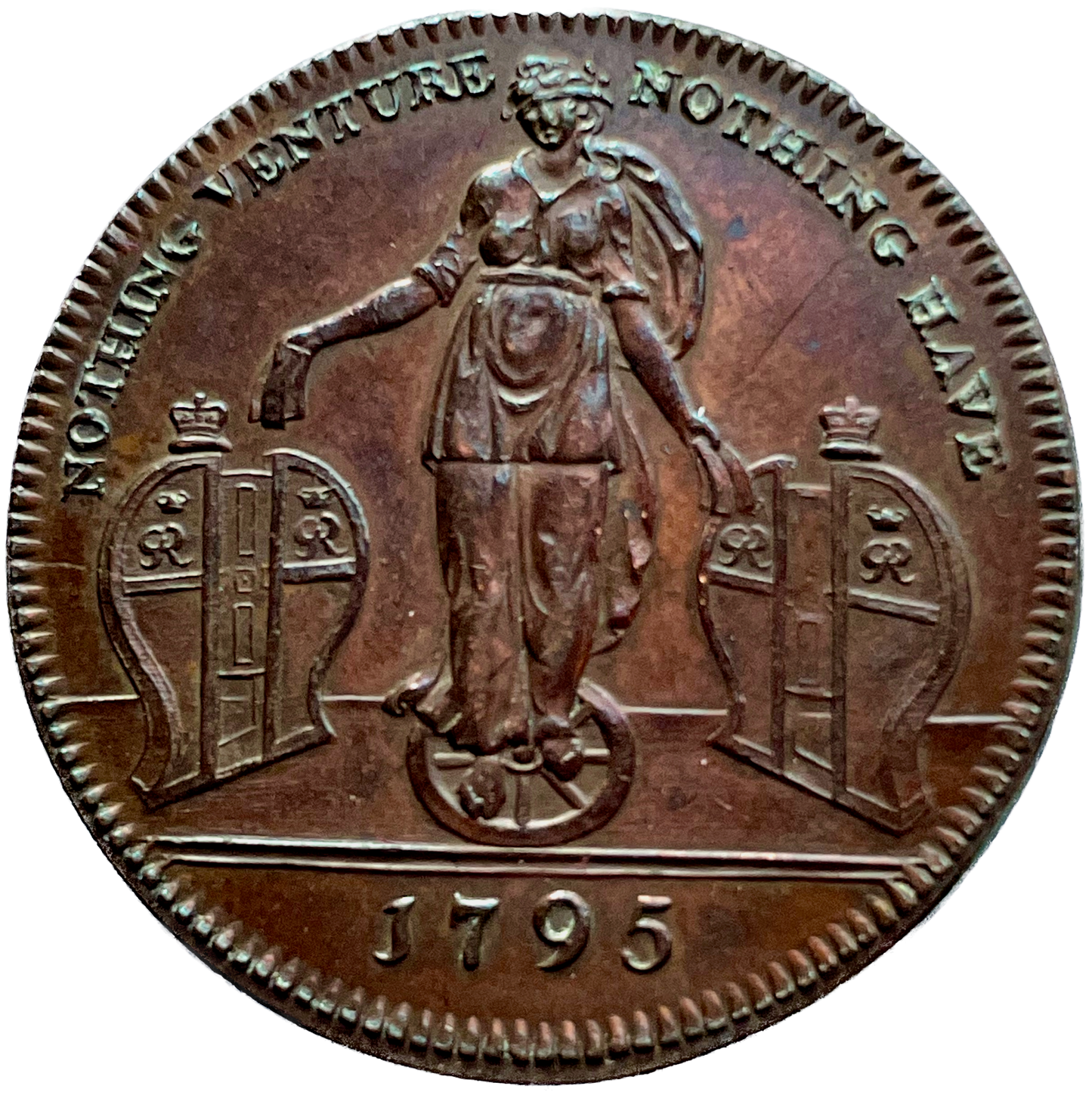 Middlesex D&H 467 Richardson's 1795 Conder Halfpenny