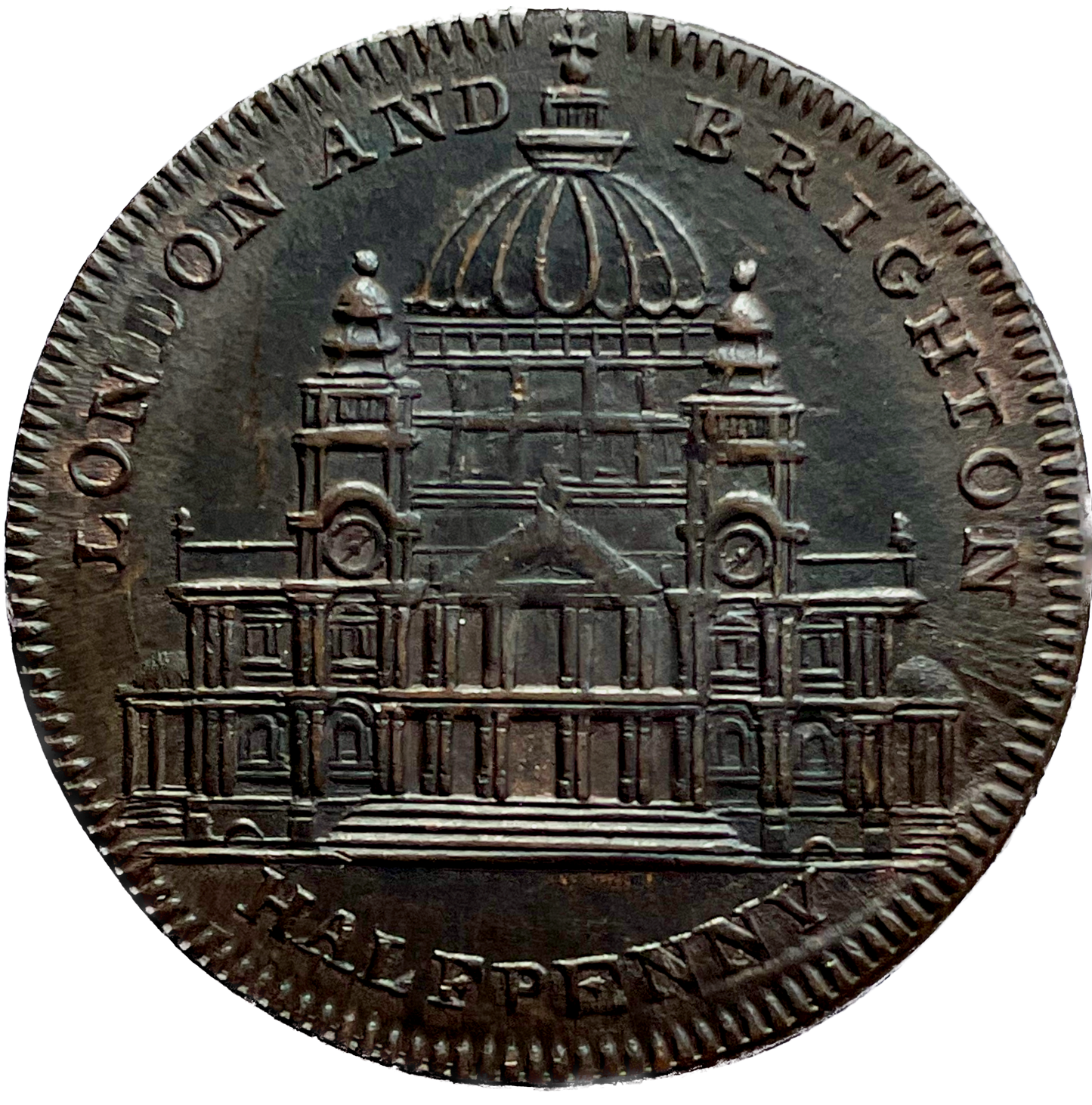 Middlesex D&H 902 Spittle's 1795 Conder Halfpenny