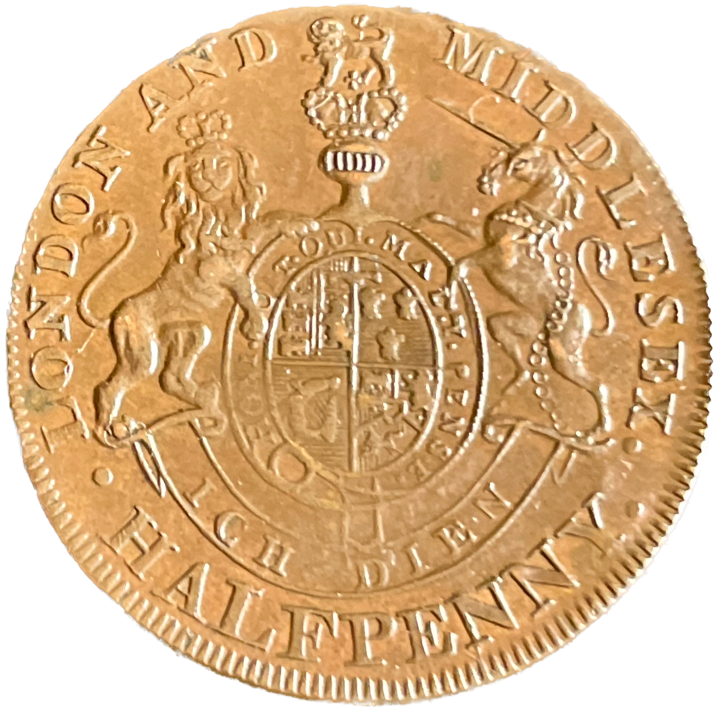 Middlesex D&H 954 National Series Conder Halfpenny