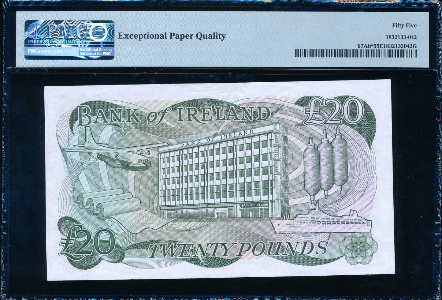 P.67Ar NI233bR 1985 Bank of Ireland £20 Replacement note Z AUNC 55 EPQ
