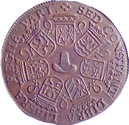 1671 NETHERLANDS Netherlands Peace in the United Provinces copper medal