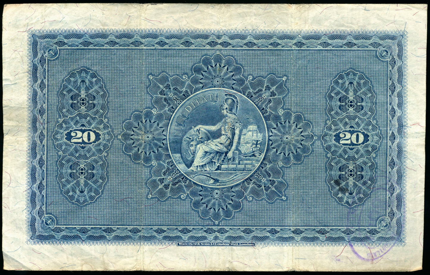 SCOTLAND P.159a SC234c 1943 British Linen Bank £20 AVF G/4