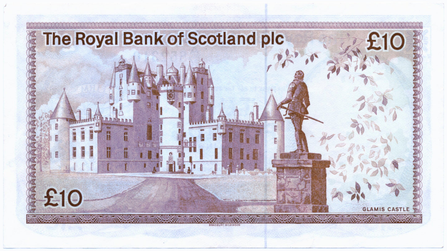 SCOTLAND P.343a SC851a 1984 Royal Bank of Scotland £10 EF A/67