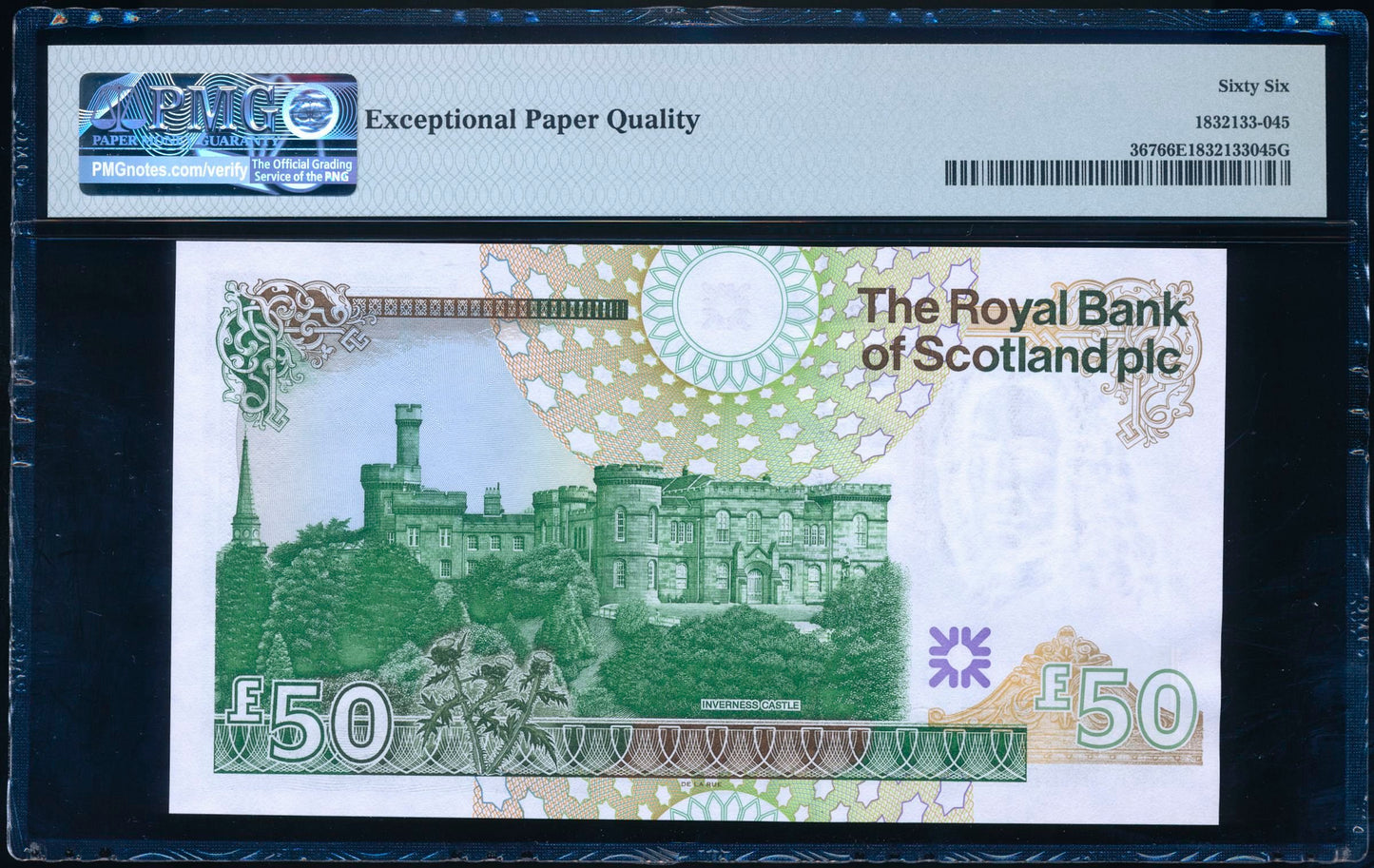 SCOTLAND P.367 SC871 2005 Royal Bank of Scotland First series A/1 £50 GEM UNC 66 EPQ