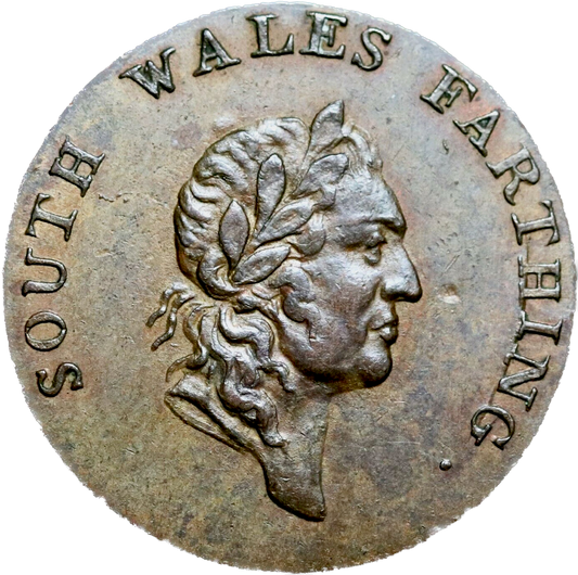 South Wales D&H 27a 1793 Conder Farthing