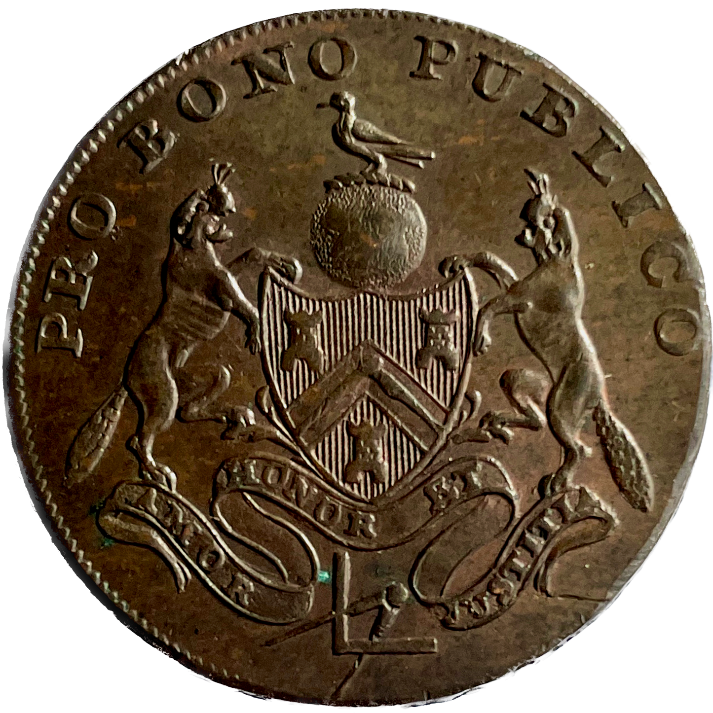 Sussex D&H 22 East Grinstead 1796 Conder Halfpenny