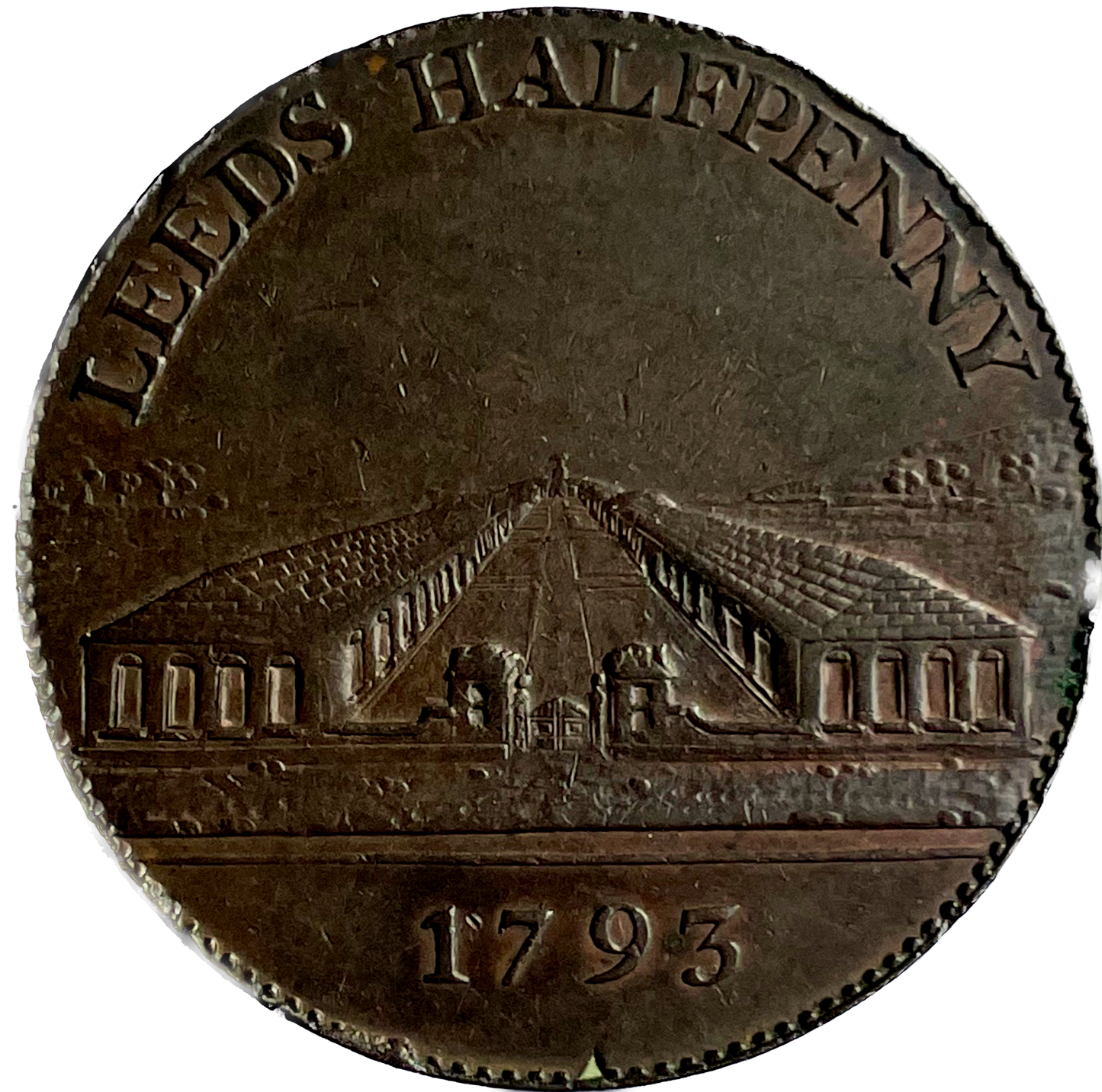 Yorkshire D&H 41 Leeds 1793 Conder Halfpenny