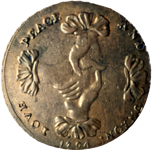 Yorkshire D&H 59 Sheffield 1794 Conder Halfpenny